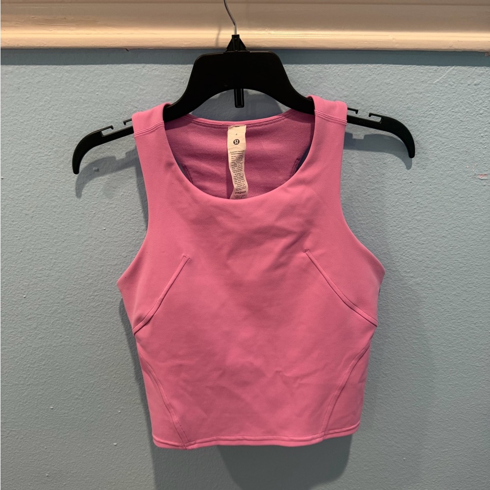 Lululemon Athletica Pink Crop Top